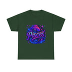 Neon Pisces Zodiac Tee