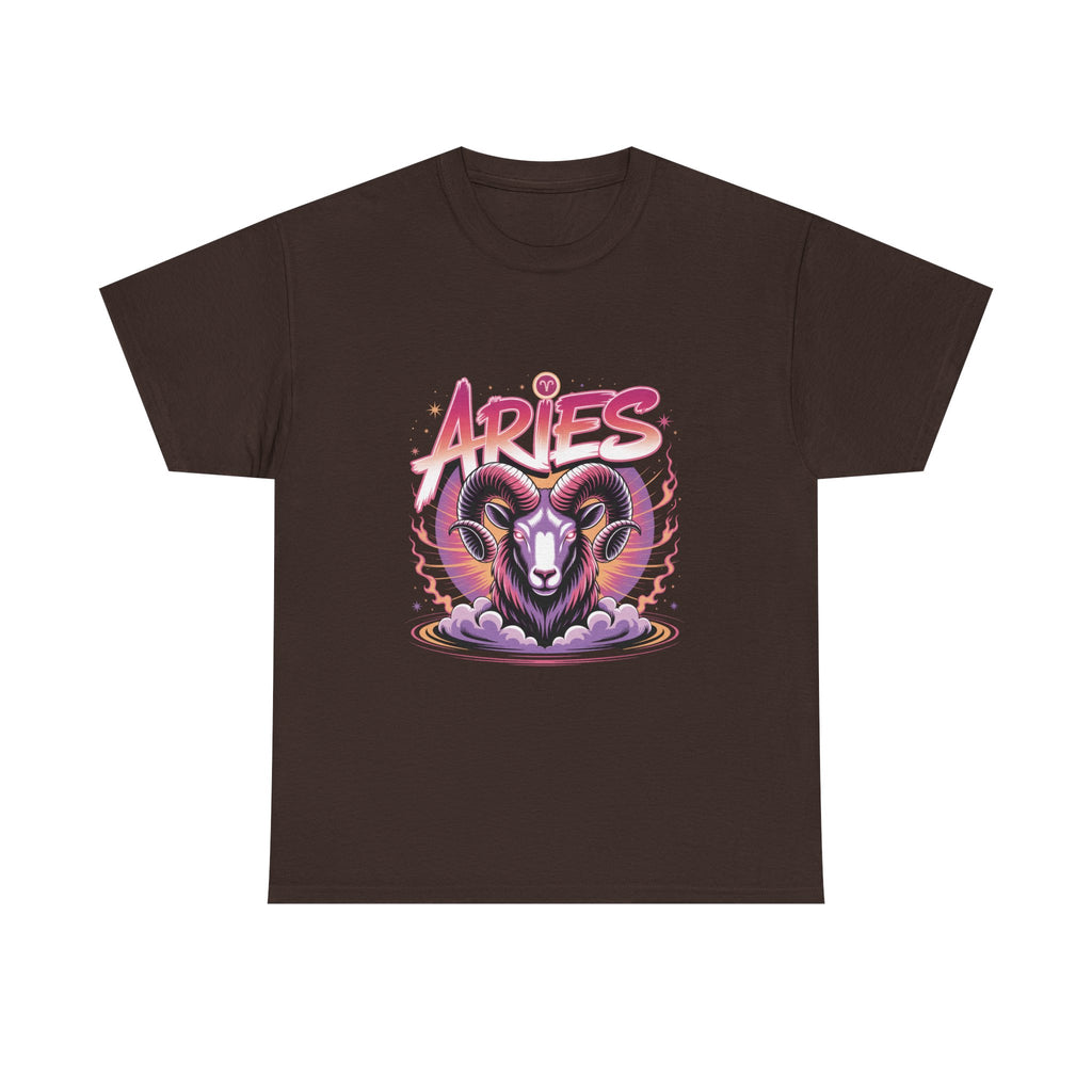 Neon Aries Zodiac Tee