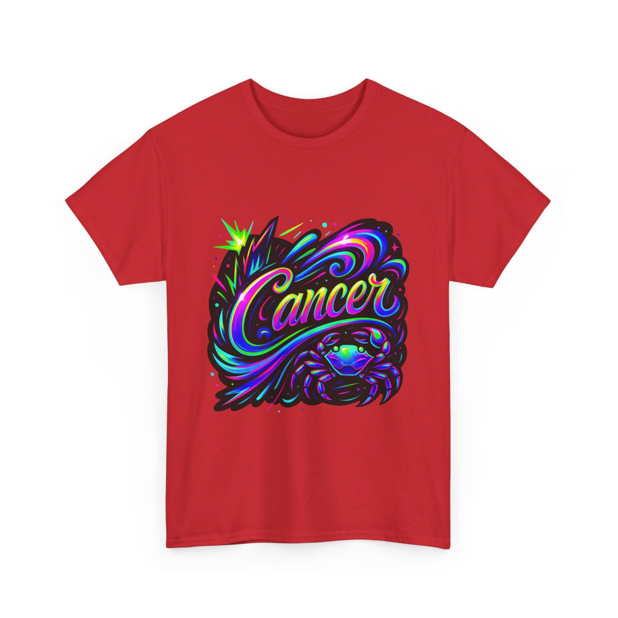 Neon Cancer Zodiac Tee