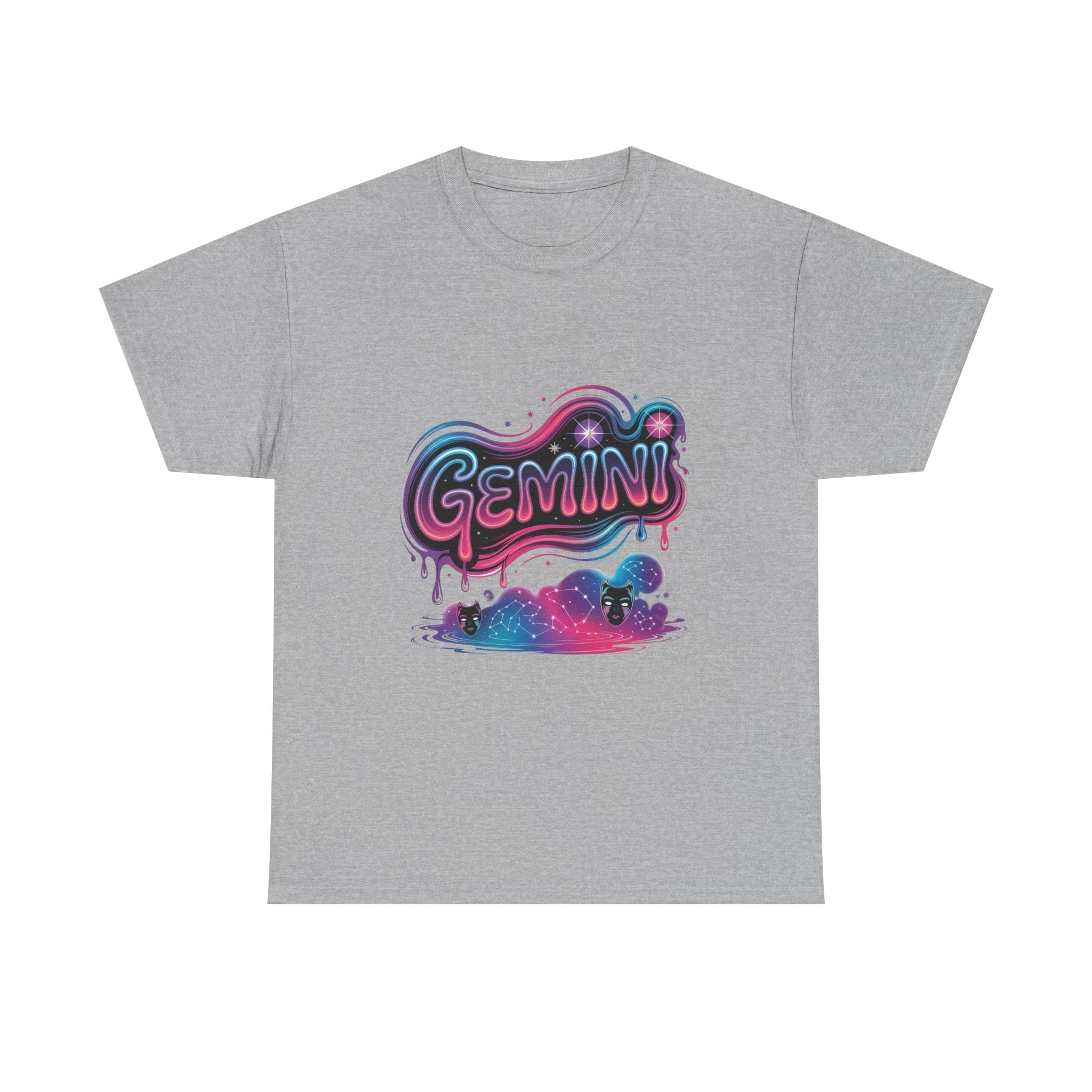 Neon Gemini Zodiac Tee