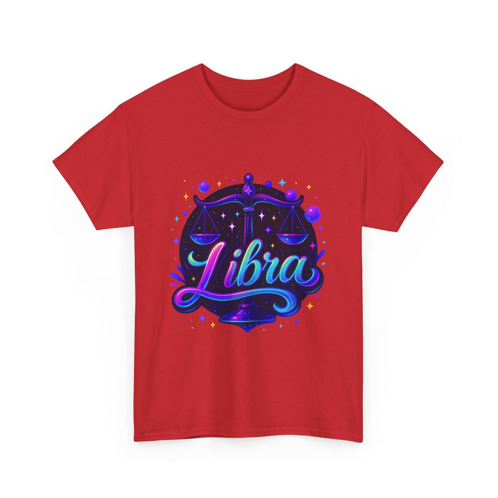 Neon Libra Zodiac Tee