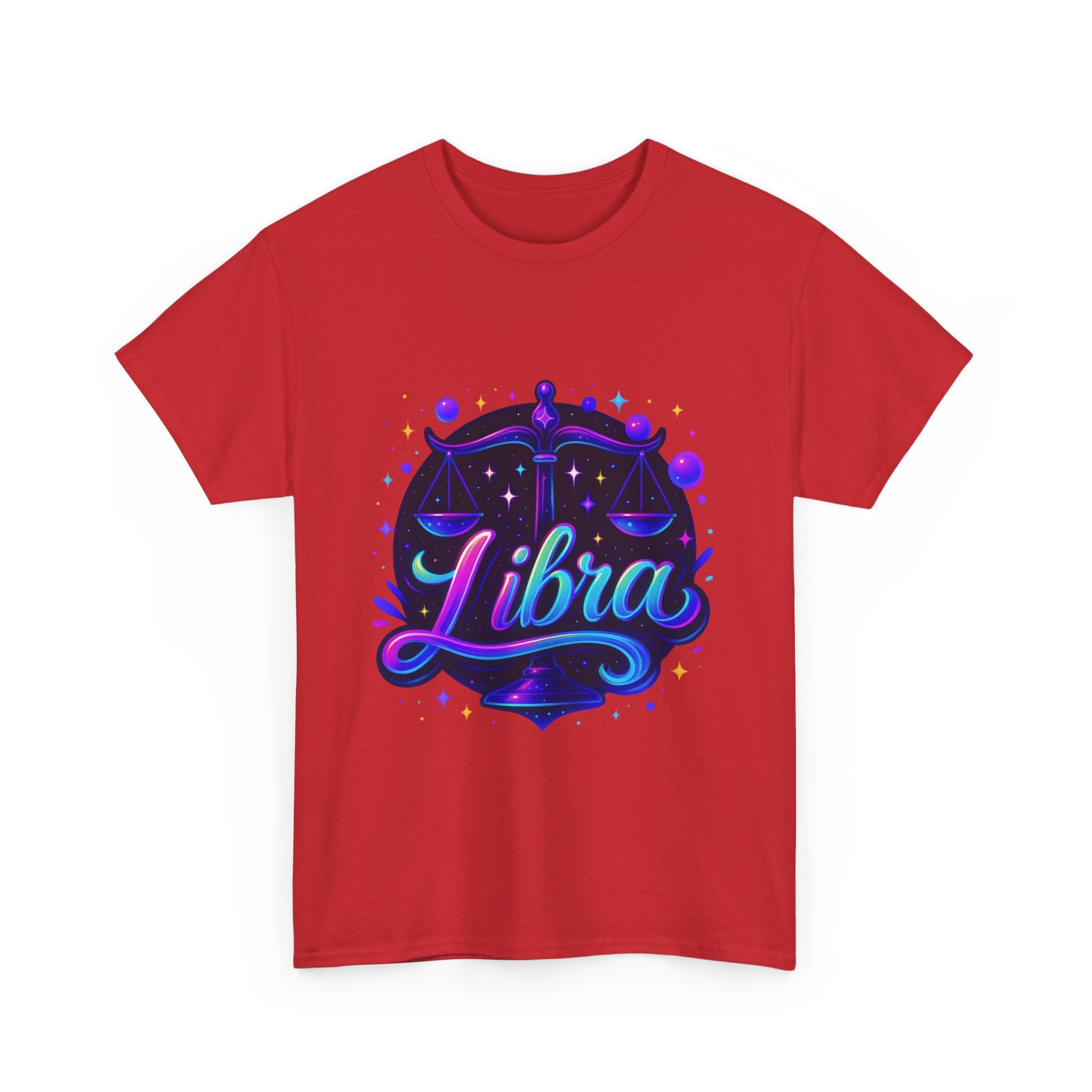 Neon Libra Zodiac Tee