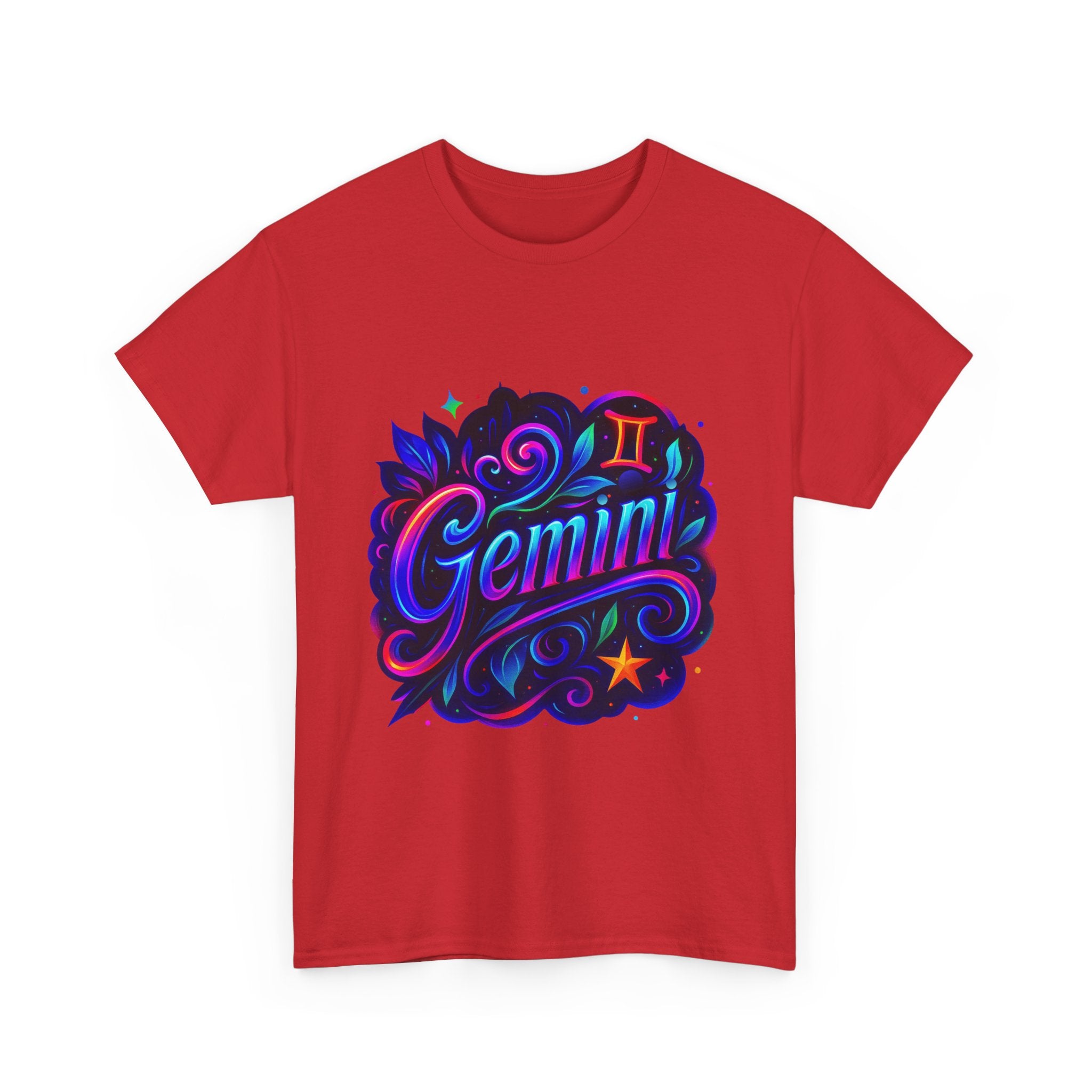 Neon Gemini Zodiac Tee