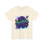 Neon Sagittarius Zodiac Tee