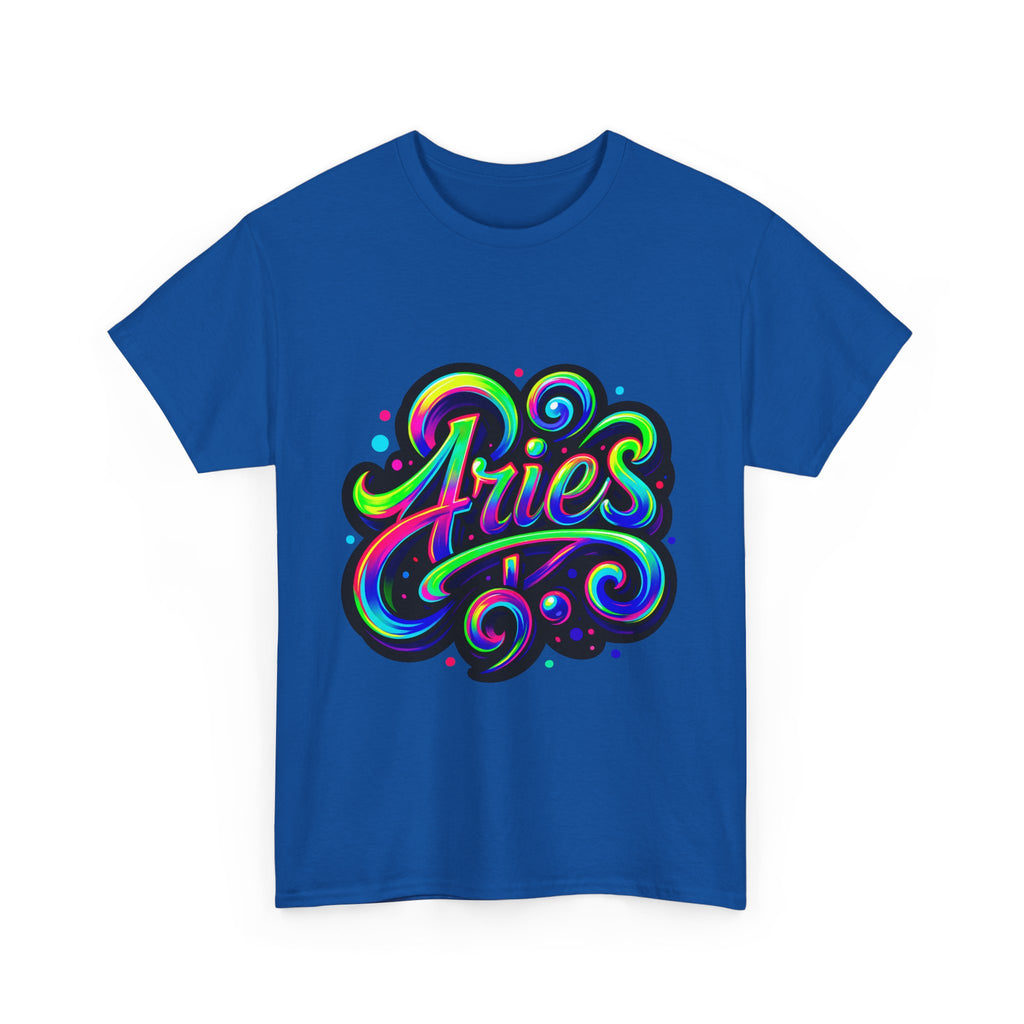 Neon Aries Zodiac Tee