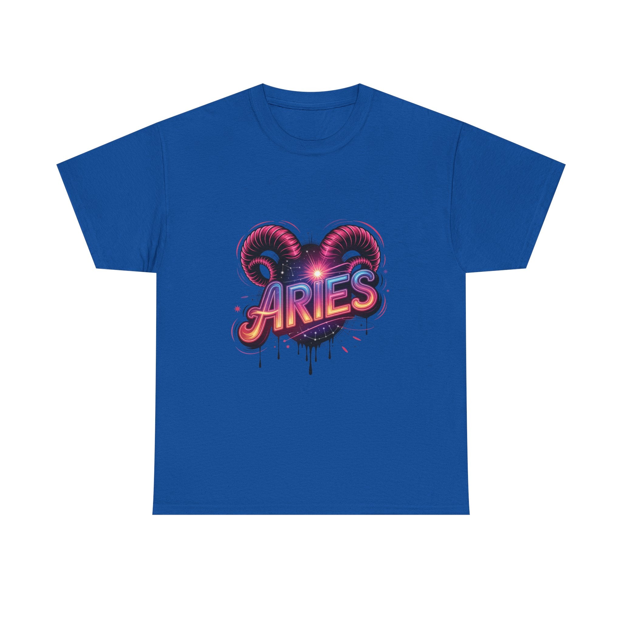 Neon Aries Zodiac Tee