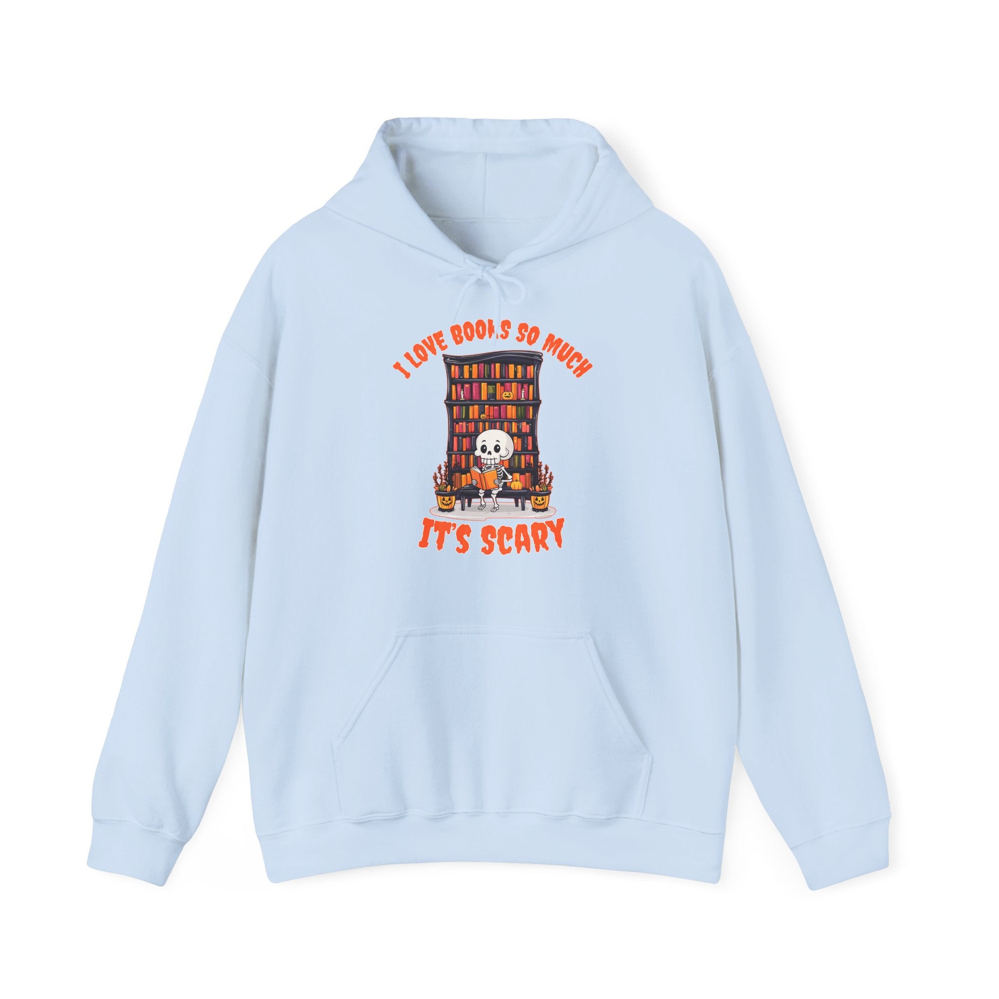 Skeleton Book Lover Halloween Hoodie