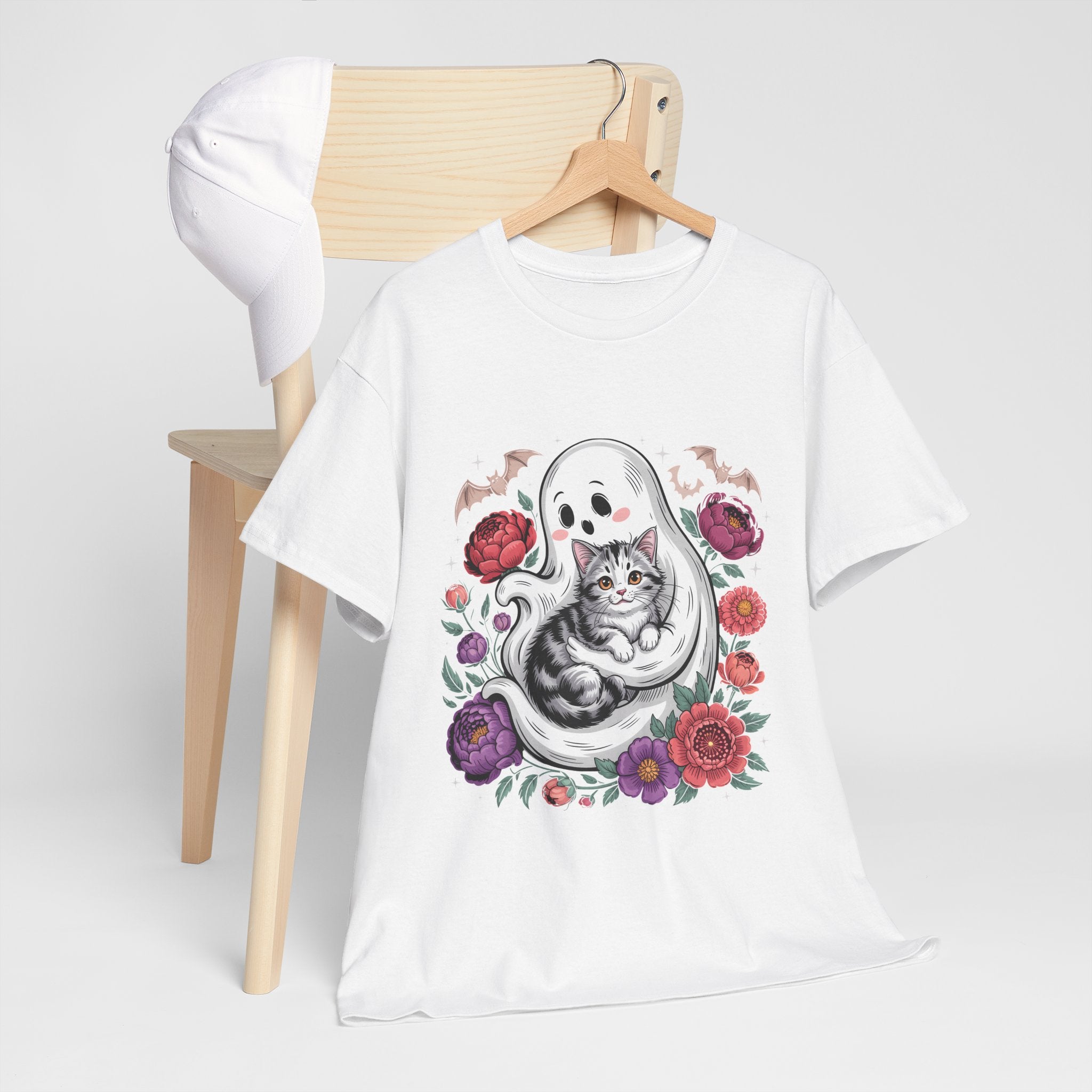 Cat Lover Halloween graphic Tee