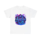 Neon Aquarius Zodiac Tee