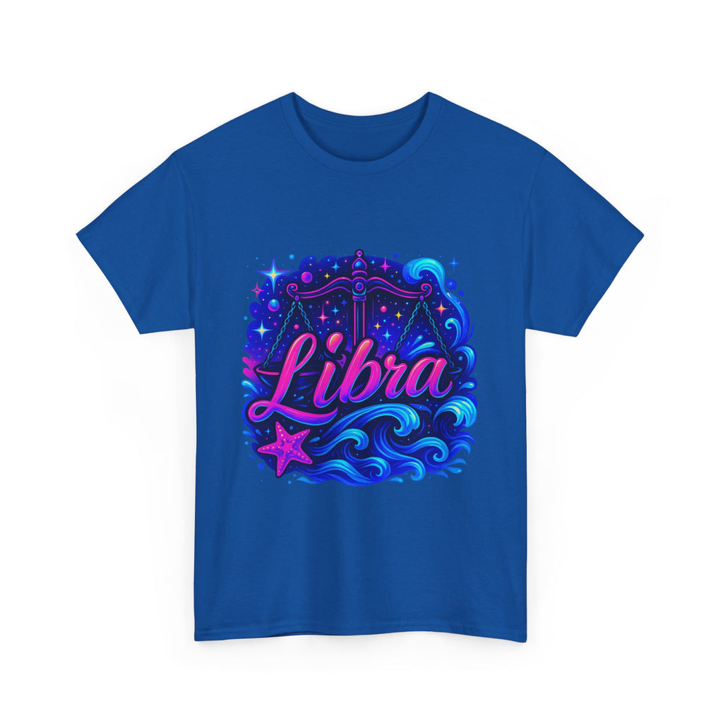 Neon Libra Zodiac Tee