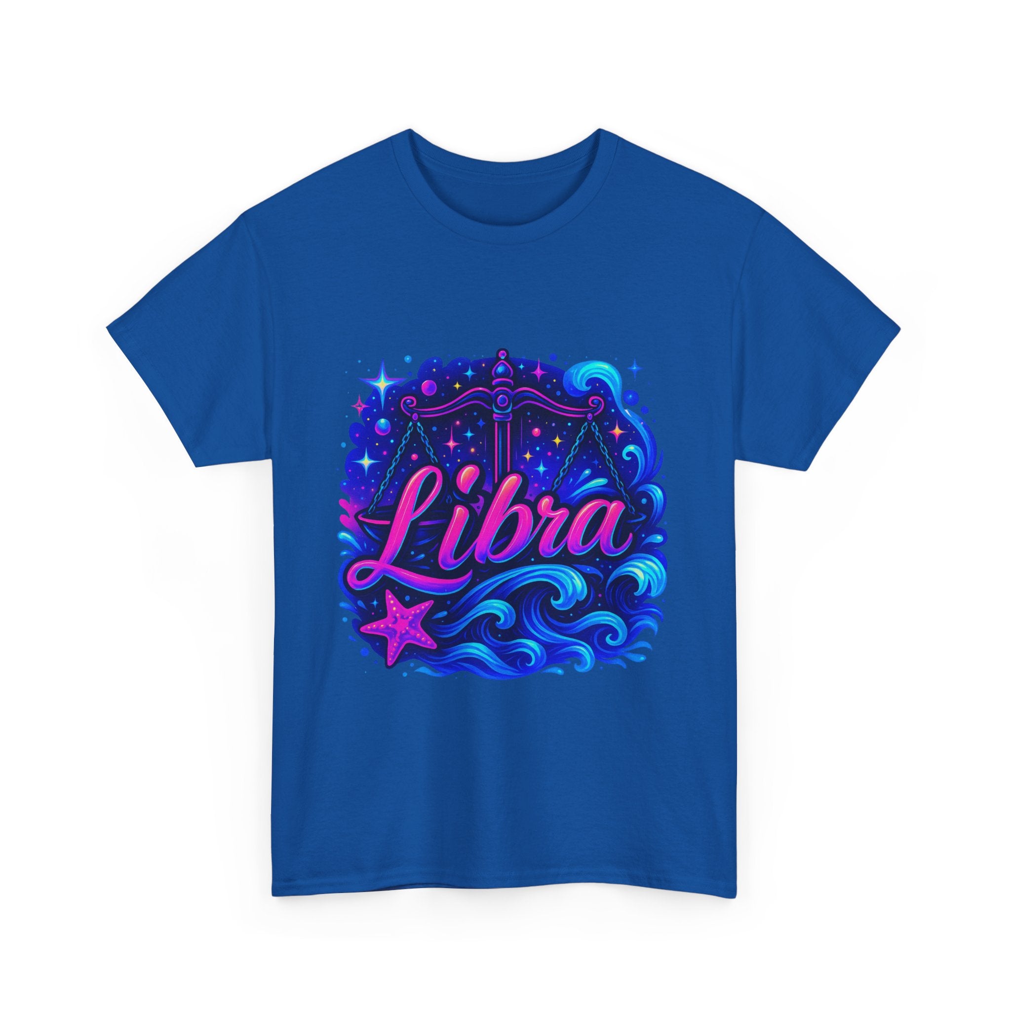 Neon Libra Zodiac Tee