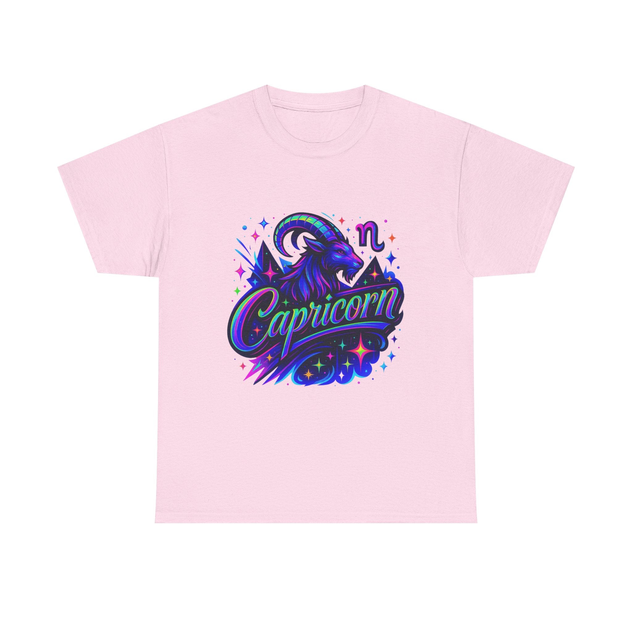 Neon Capricorn Zodiac Tee