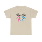 She Or He Gender Reveal Tee