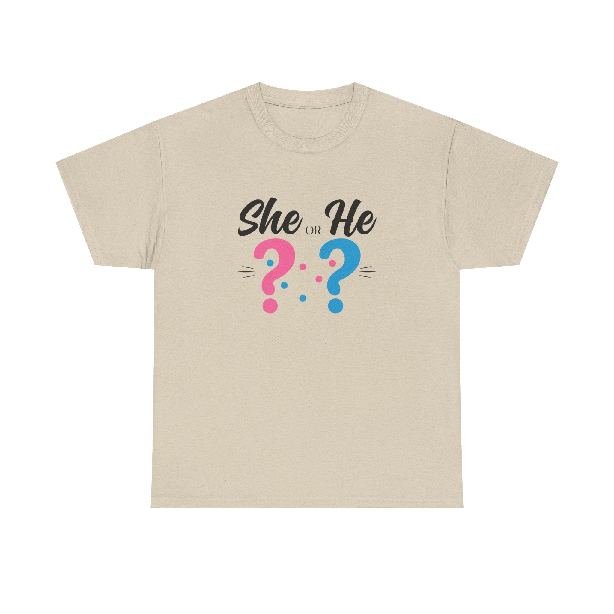 She Or He Gender Reveal Tee
