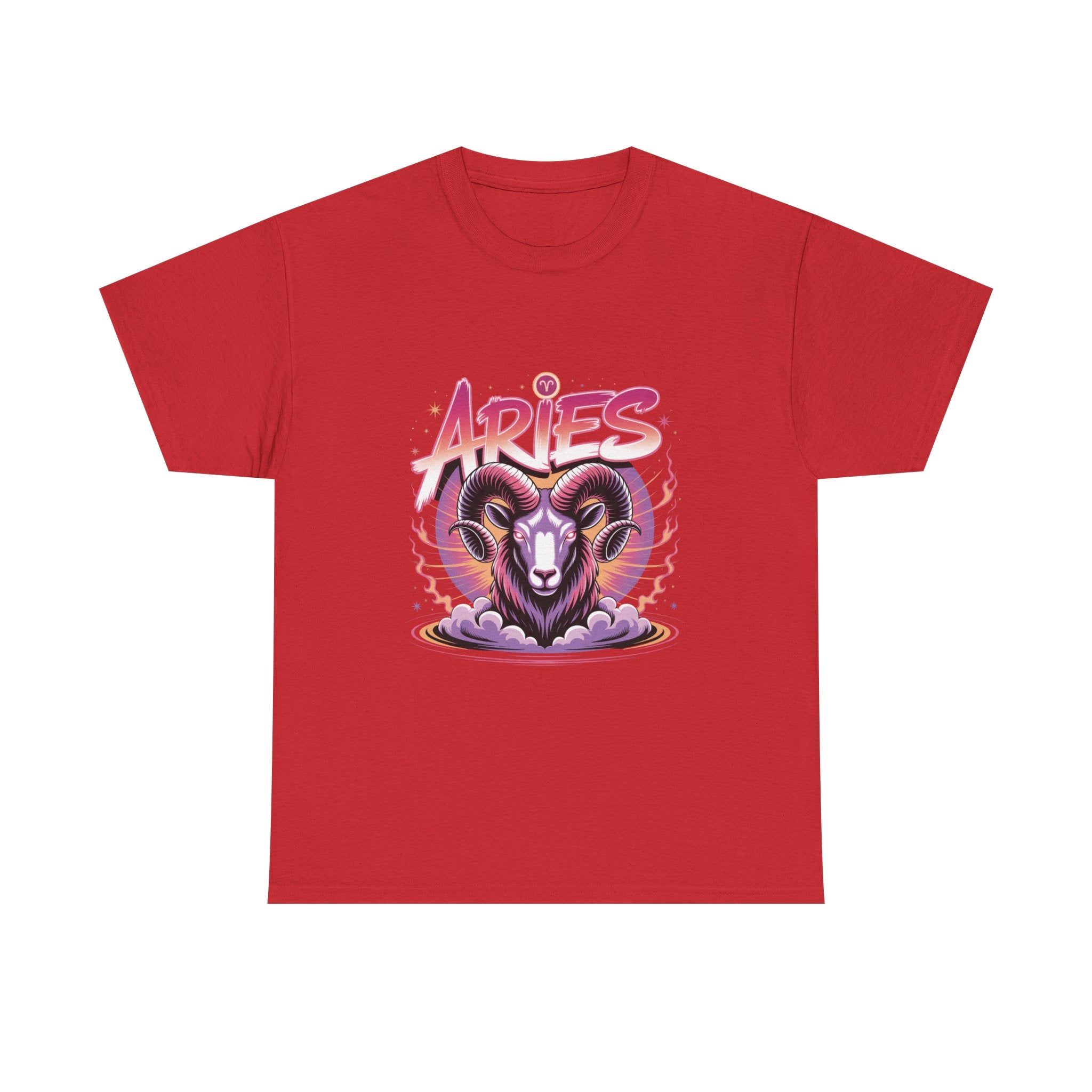 Neon Aries Zodiac Tee