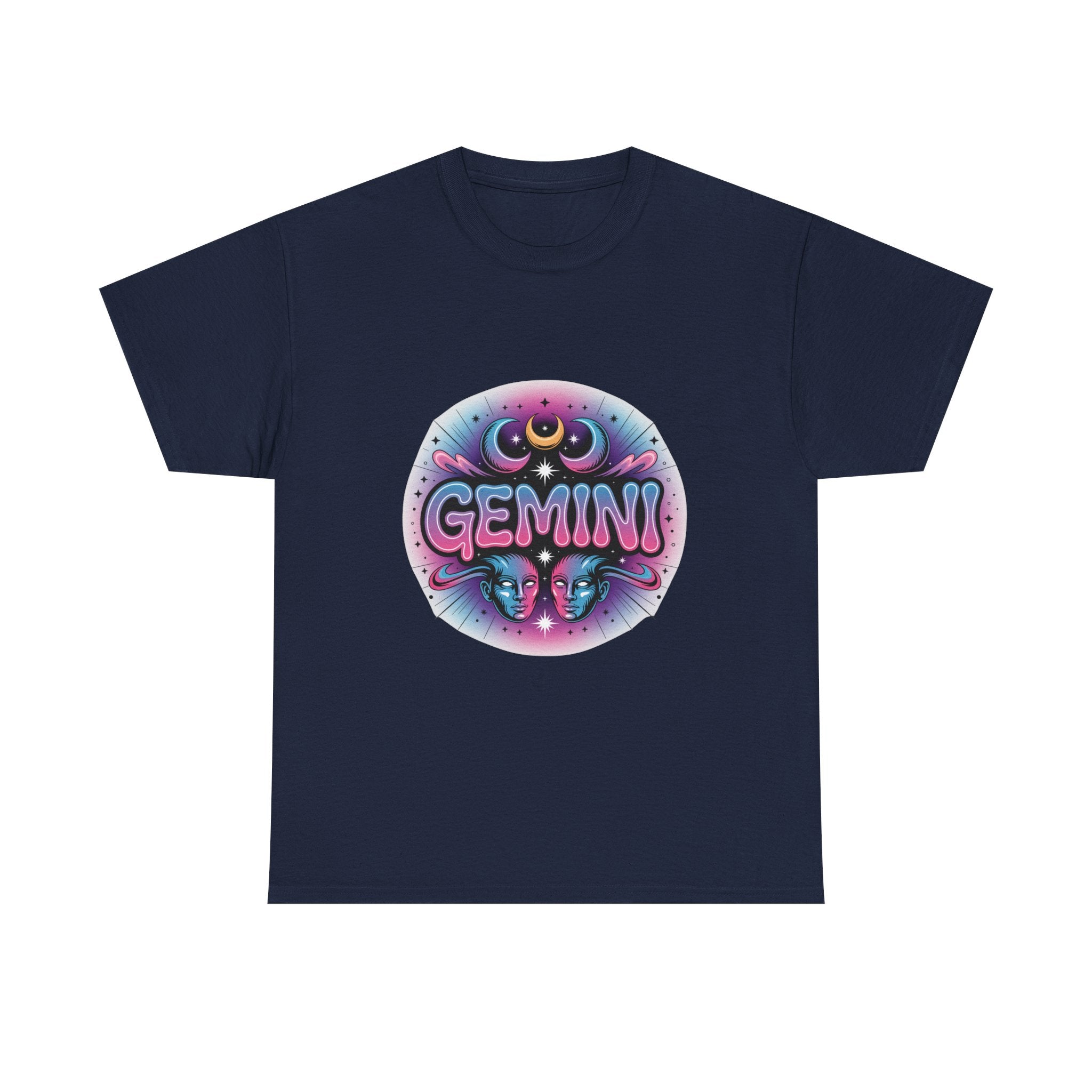 Neon Gemini Zodiac Tee