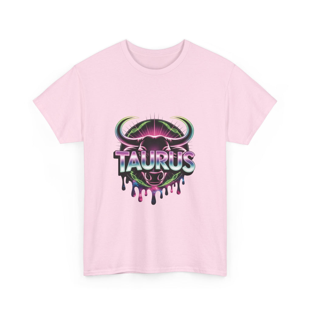 Neon Taurus Zodiac Tee