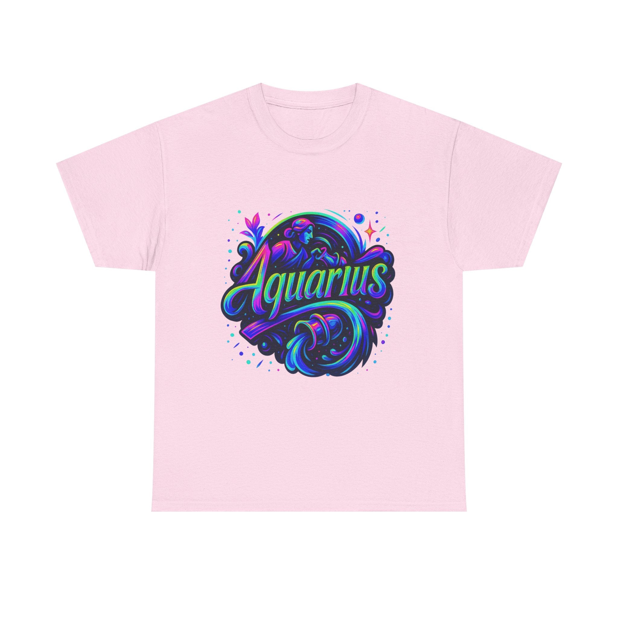 Neon Aquarius Zodiac Tee