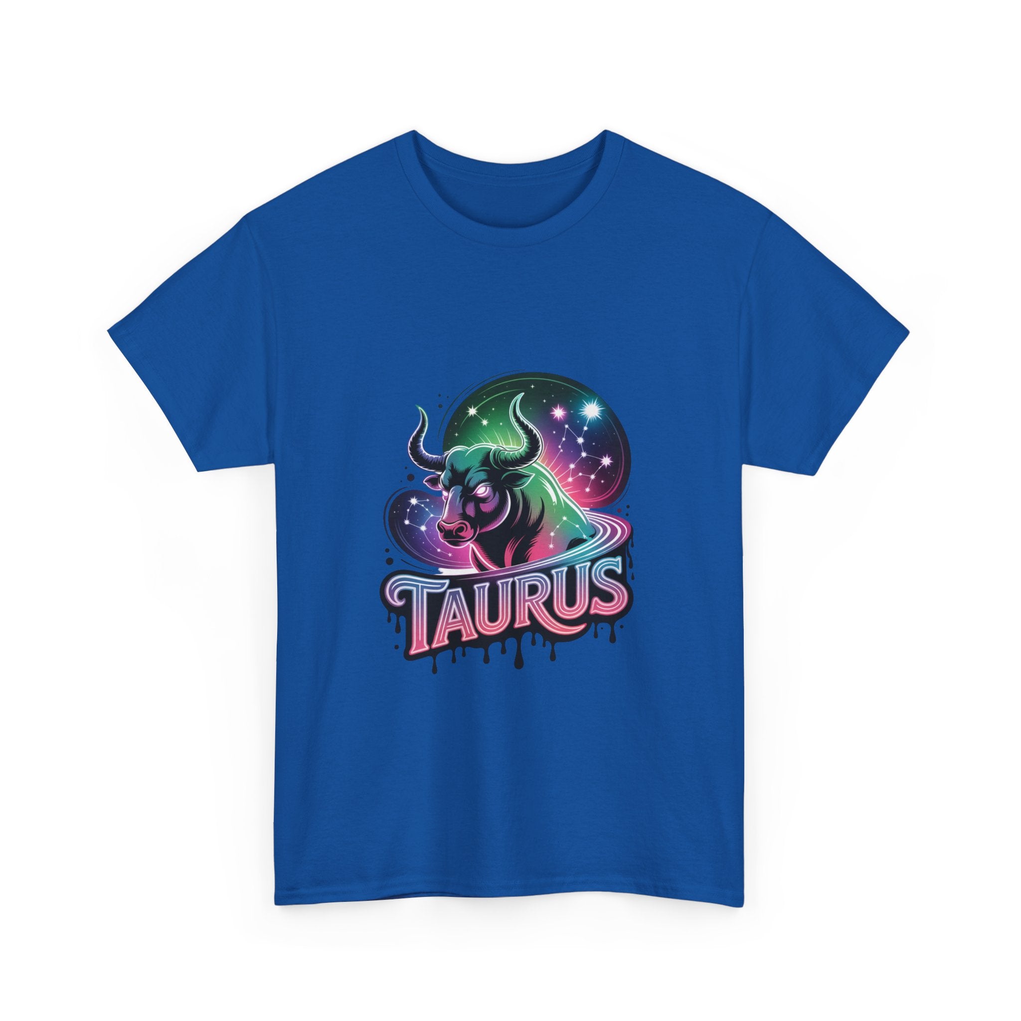 Neon Taurus Zodiac Tee