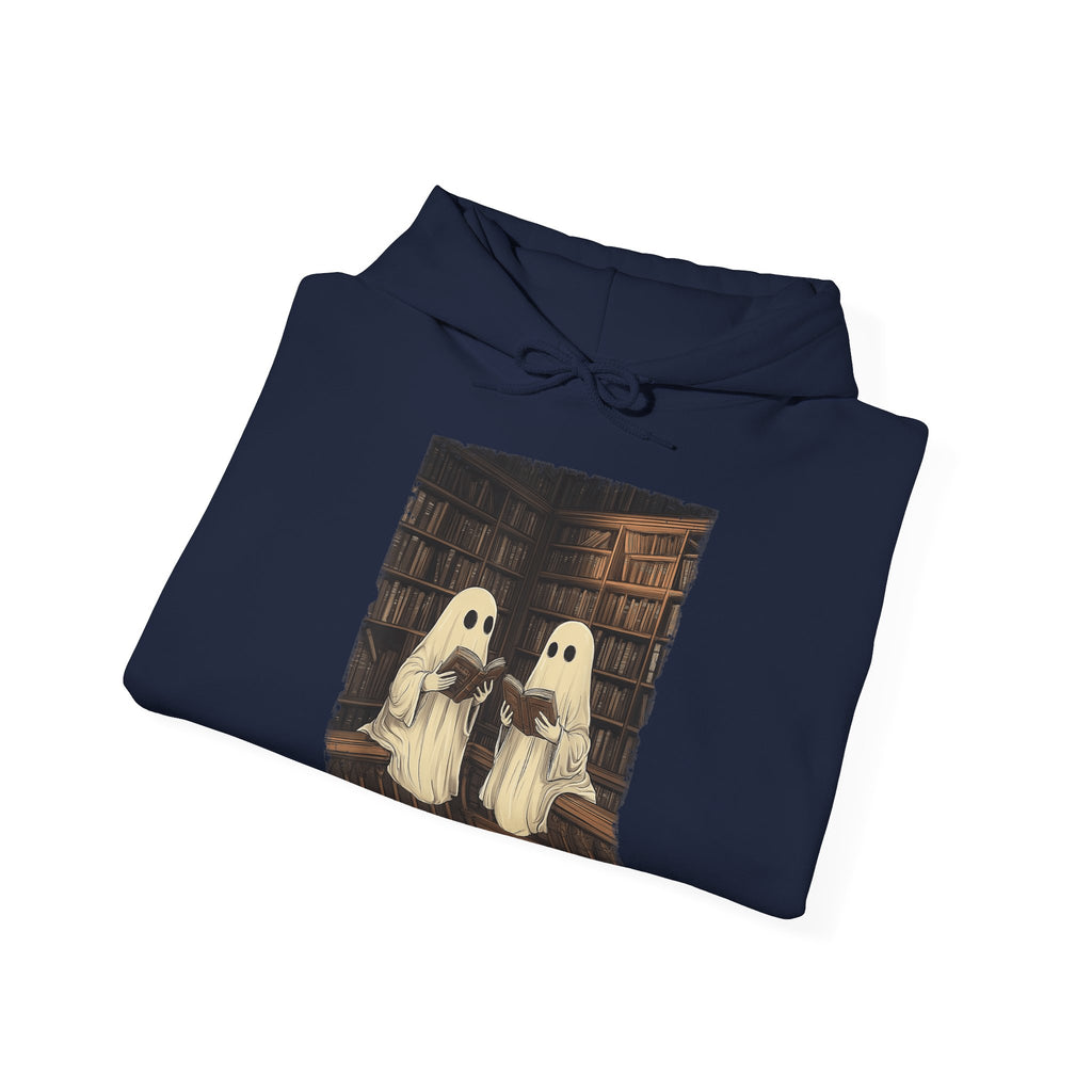 Halloween Ghost Book Reading Hoodie