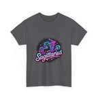 Neon Sagittarius Zodiac Tee