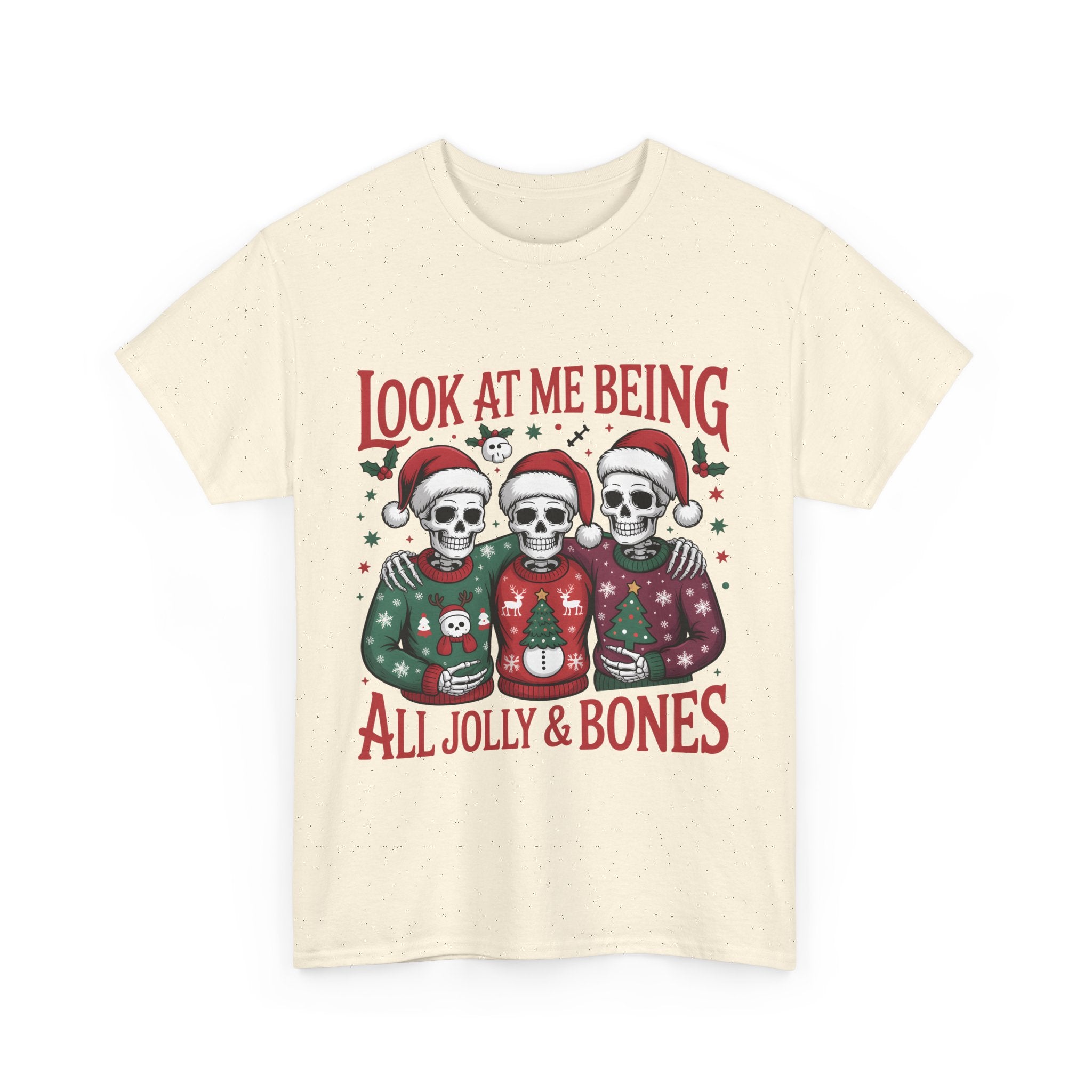 look at me being all jolly & bones graphic Tee