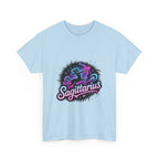 Neon Sagittarius Zodiac Tee