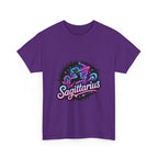 Neon Sagittarius Zodiac Tee