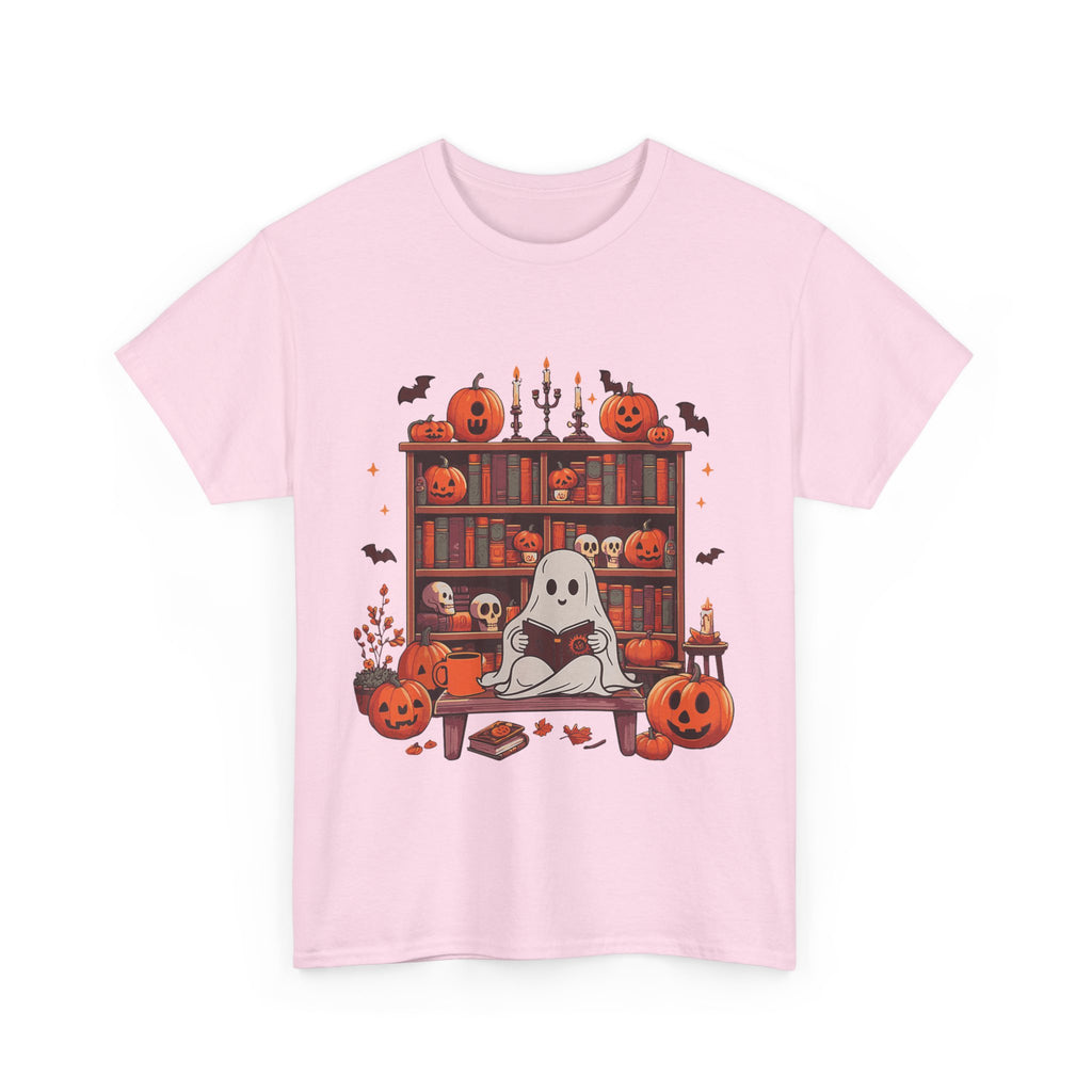 Ghost Book Reader, Reading Book lover Halloween T-Shirt
