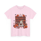 Ghost Book Reader, Reading Book lover Halloween T-Shirt