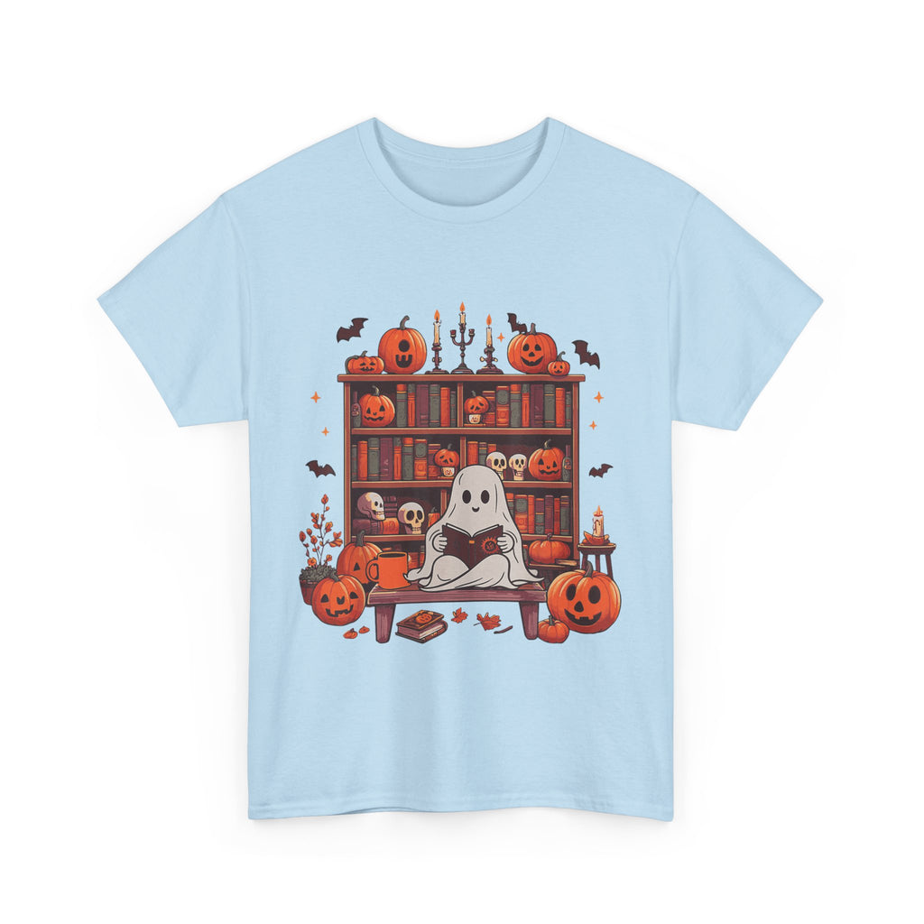 Ghost Book Reader, Reading Book lover Halloween T-Shirt