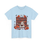 Ghost Book Reader, Reading Book lover Halloween T-Shirt