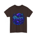 Neon Pisces Zodiac Tee