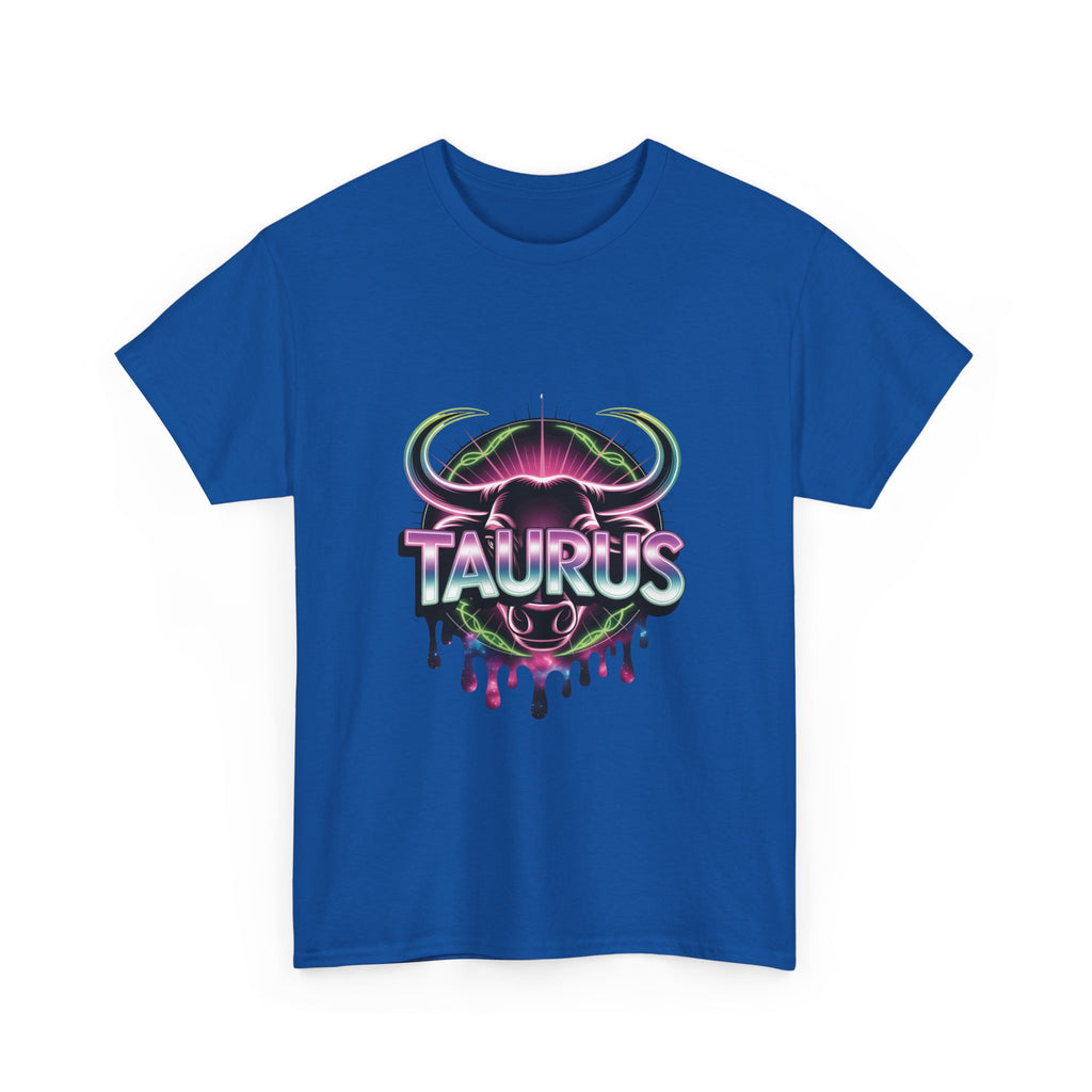 Neon Taurus Zodiac Tee
