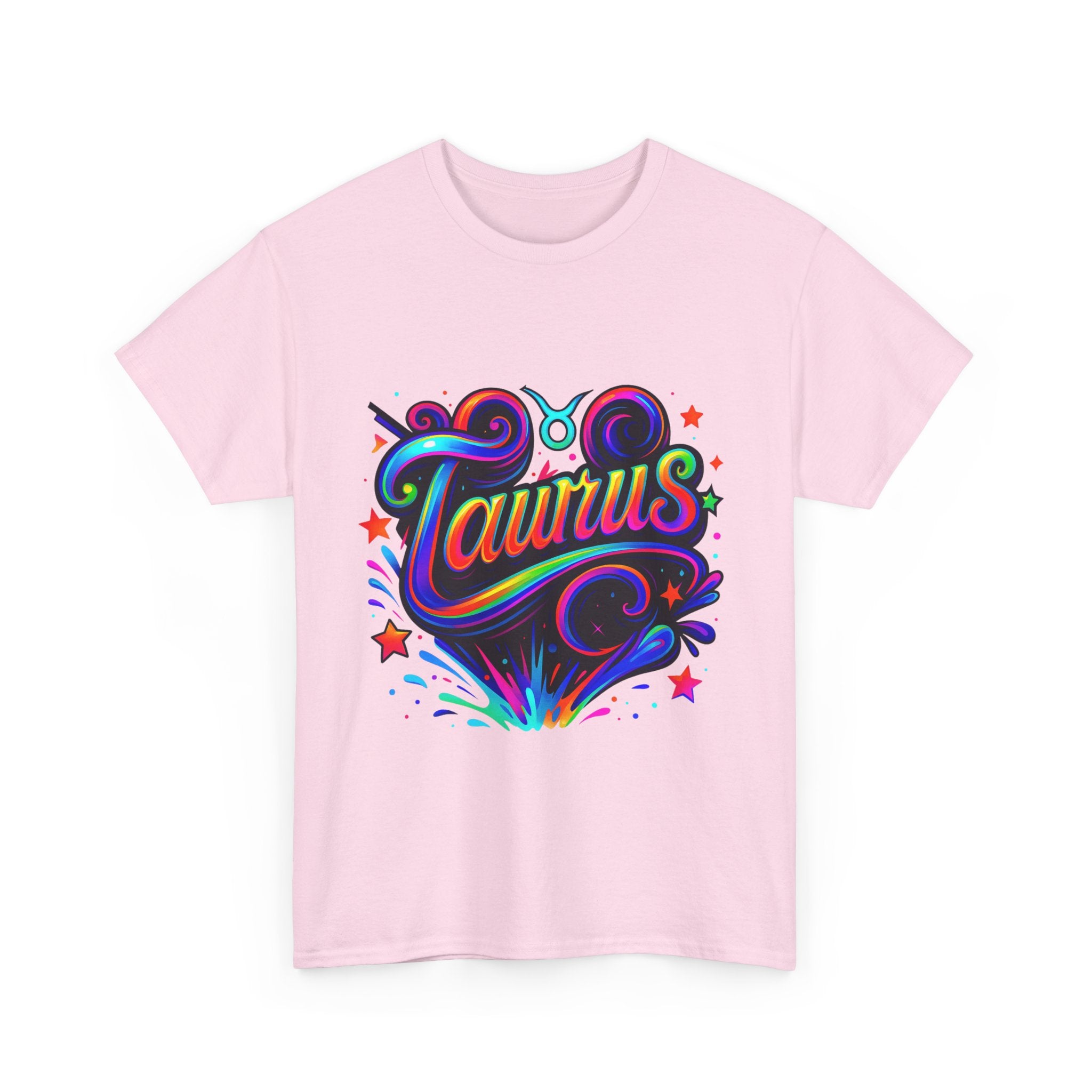 Neon Taurus Zodiac Tee
