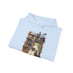 Ghost Reading Halloween Book Lover Hoodie