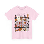 Funny Ghost Book Lovers Halloween Library Spooky Season Long Sleeve T-Shirt
