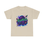 Neon Sagittarius Zodiac Tee