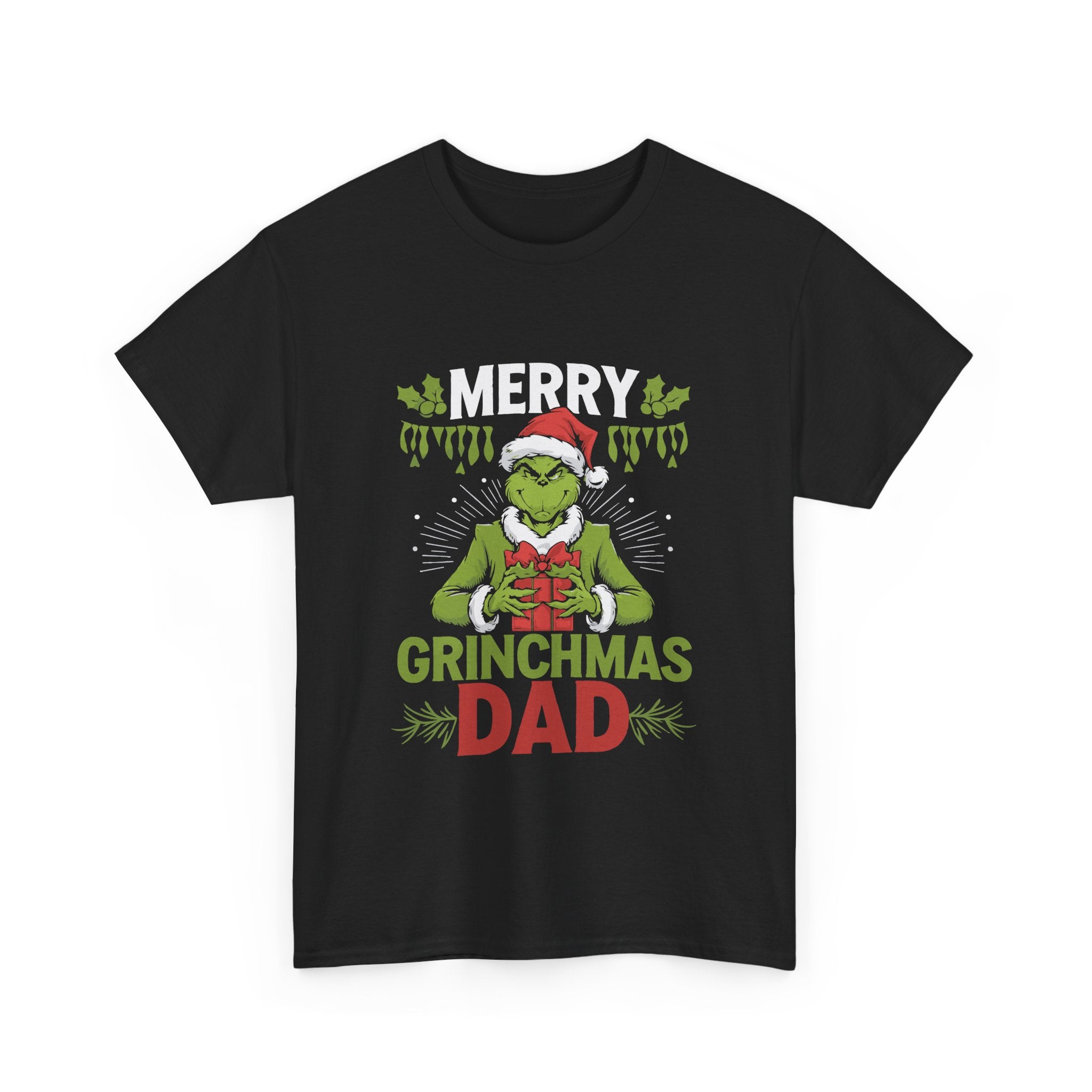 Merry Grinchmas Dad graphic Tee