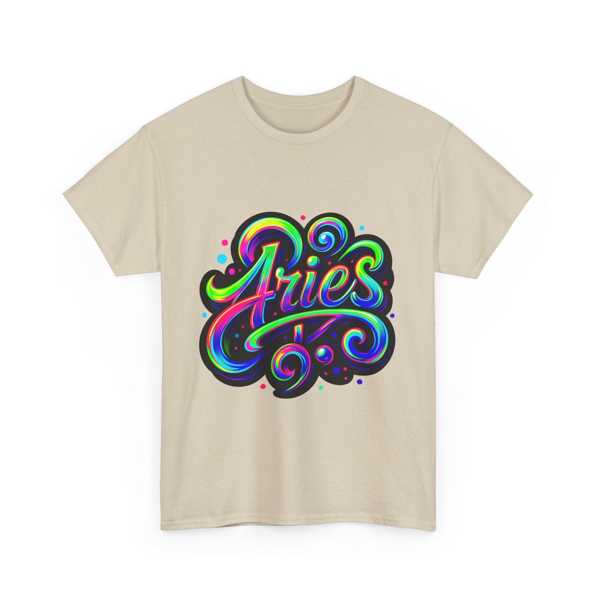 Neon Aries Zodiac Tee