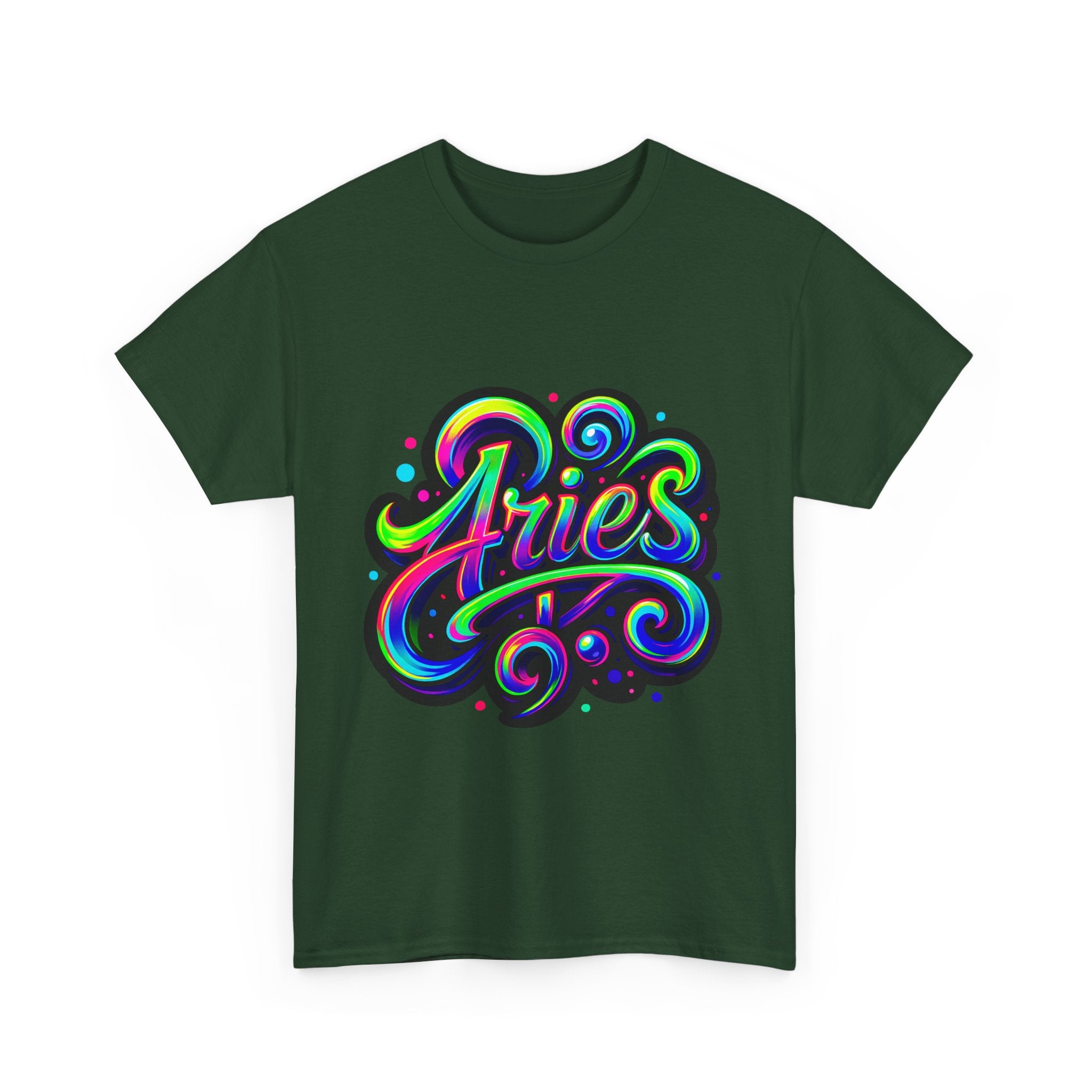 Neon Aries Zodiac Tee
