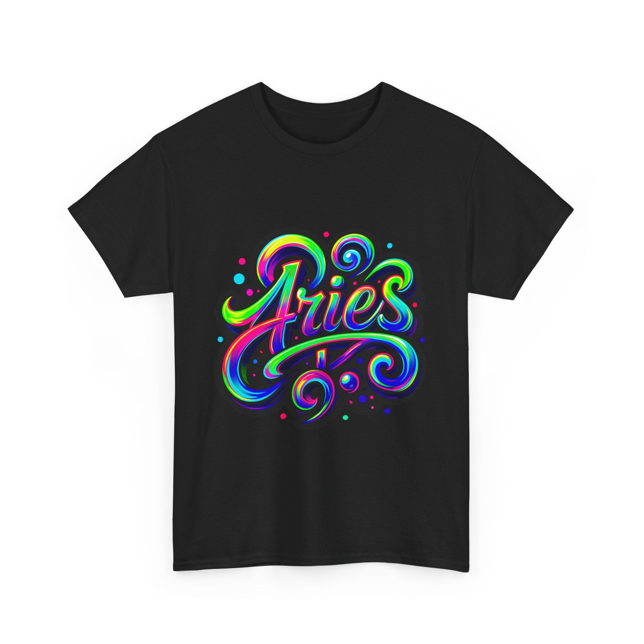 Neon Aries Zodiac Tee
