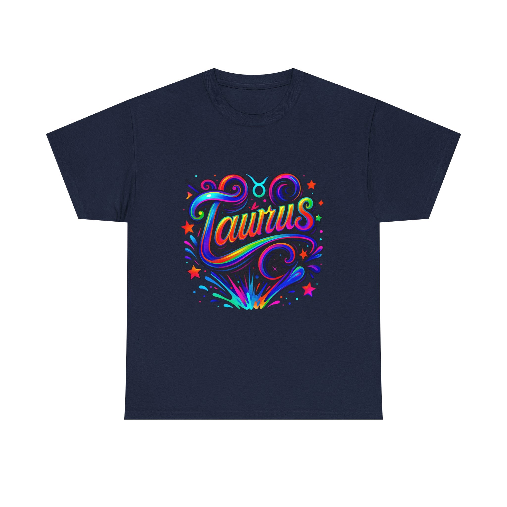 Neon Taurus Zodiac Tee