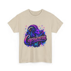 Neon Capricorn Zodiac Tee