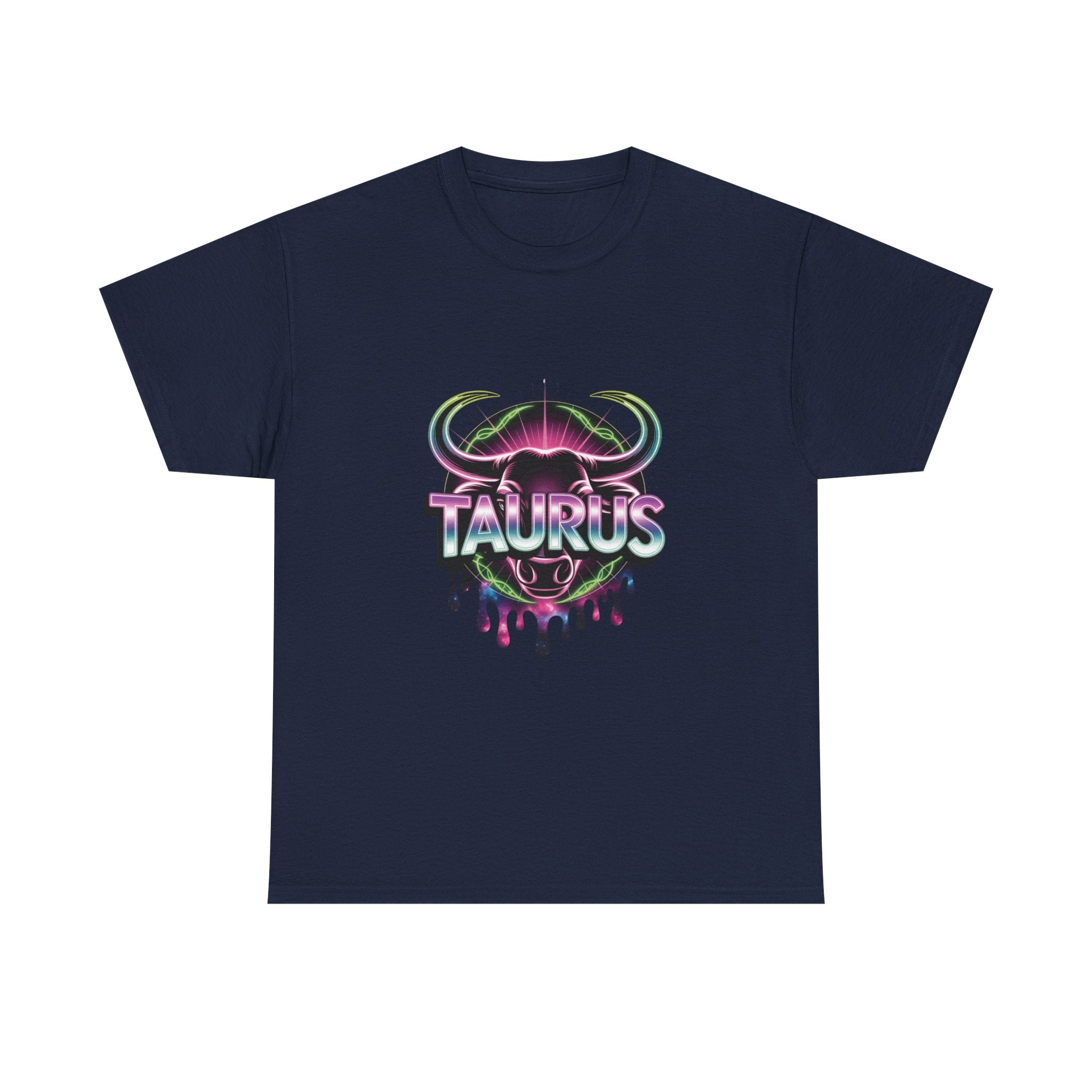 Neon Taurus Zodiac Tee