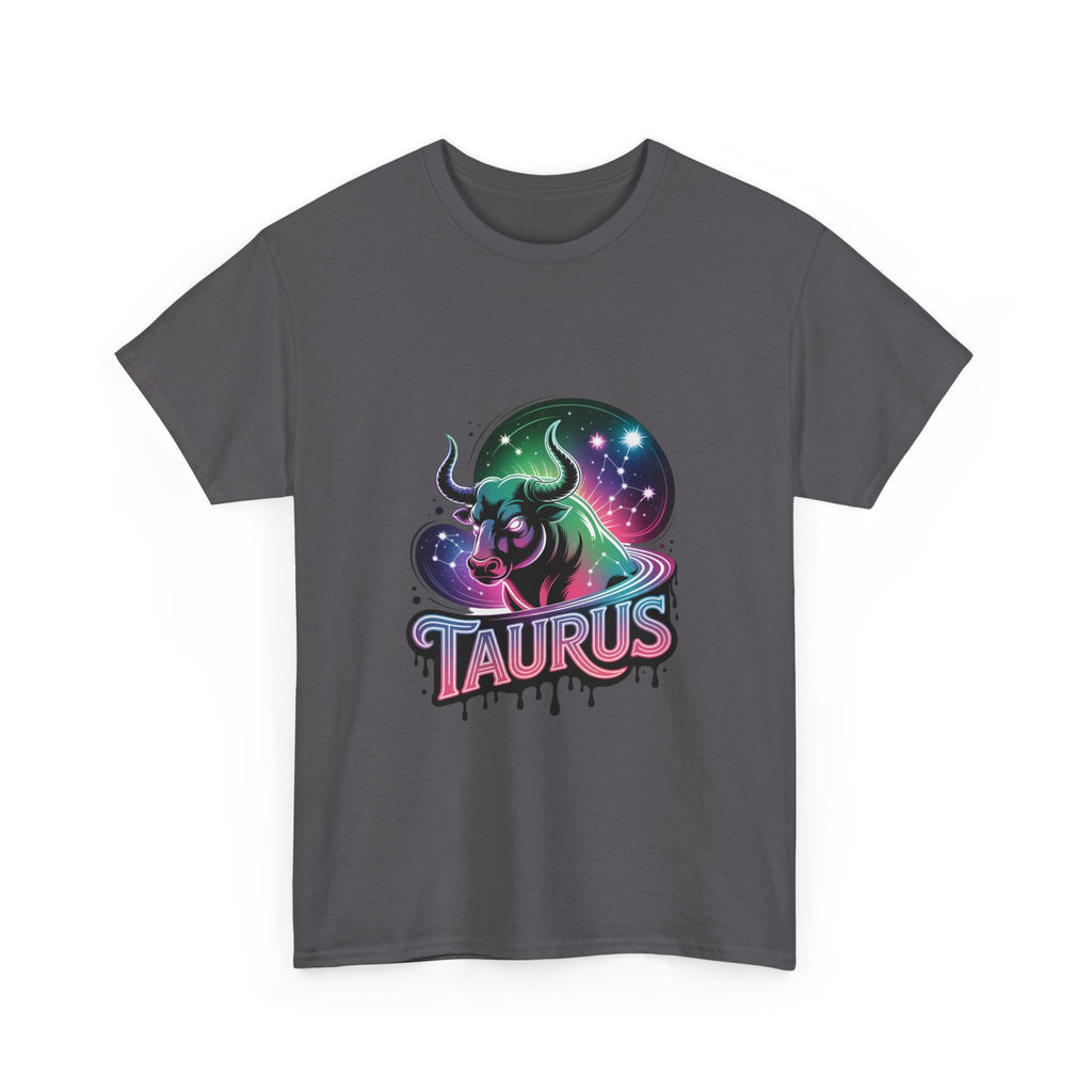 Neon Taurus Zodiac Tee