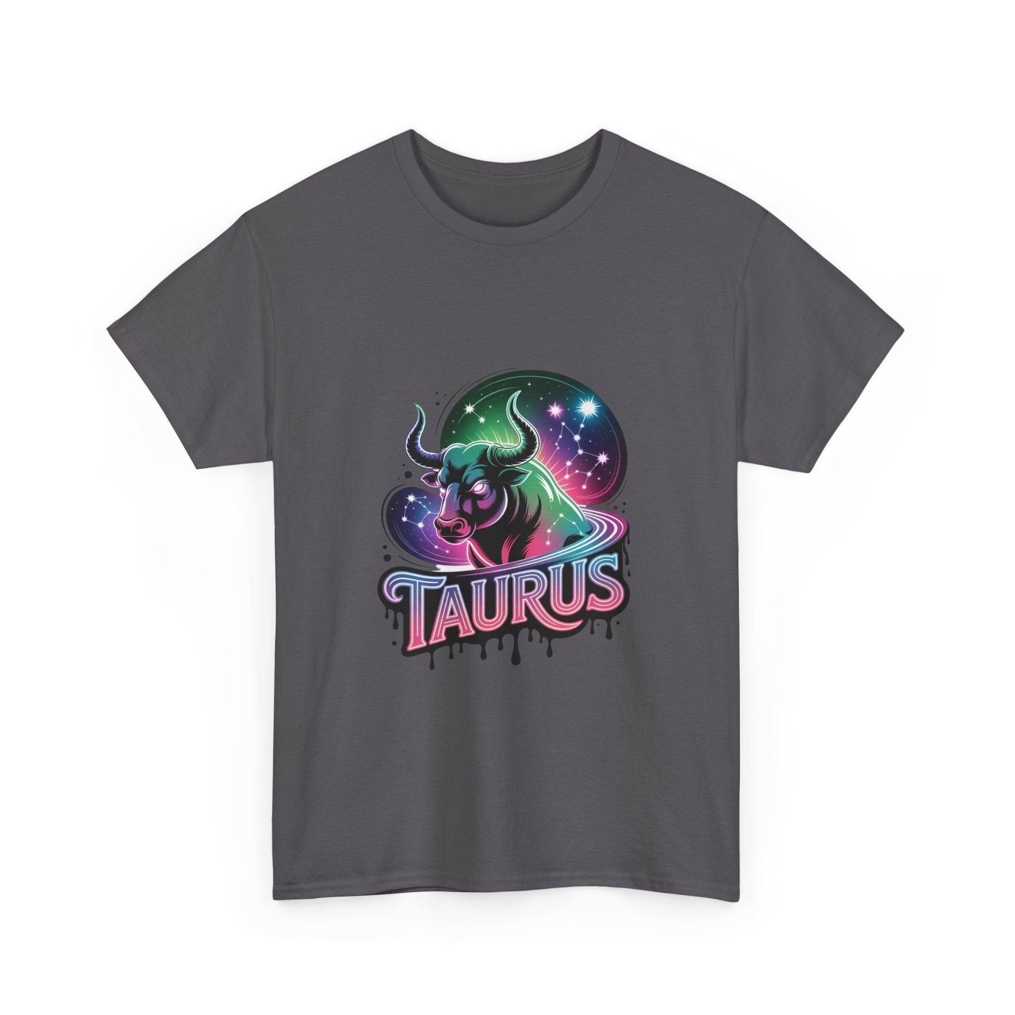 Neon Taurus Zodiac Tee