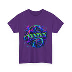 Neon Aquarius Zodiac Tee