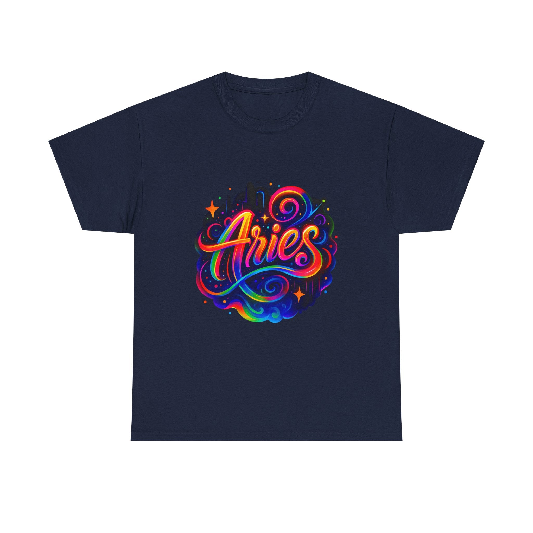 Neon Aries Zodiac Tee