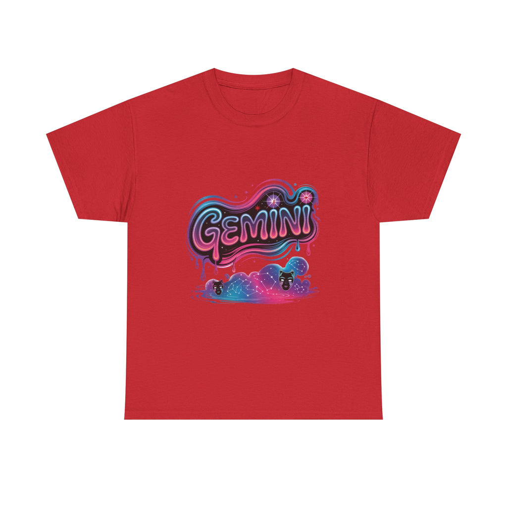 Neon Gemini Zodiac Tee